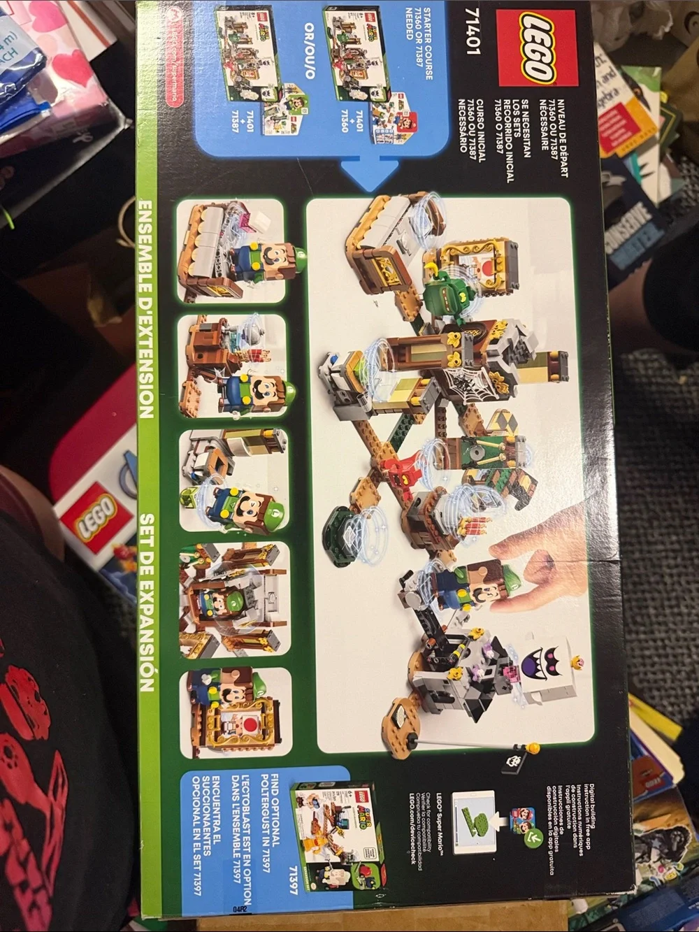 LEGO Super Mario Luigi's Mansion Expansion Set - Green Brown White Gold